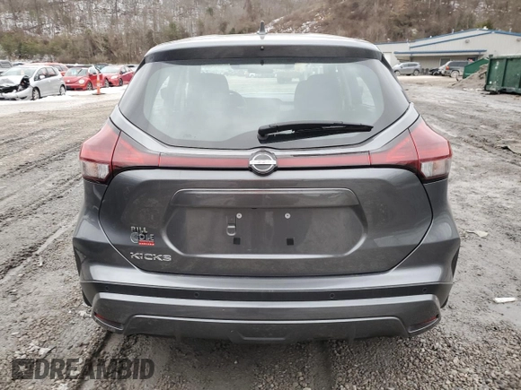 2023 Nissan Kicks S with VIN 3N1CP5BV5PL560787, listed as a Copart auction lot 88968875 with 32,587 mi miles and Salvage Title. Bid and sale history available at carsss.com. Image 6.