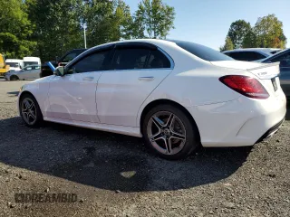 2021 Mercedes-Benz C 300 with VIN W1KWF8EB6MR645731, listed as a Copart auction lot 74212924 with 30,458 mi miles and Salvage title. Bid and sale history available at DreamBid. Image 2.