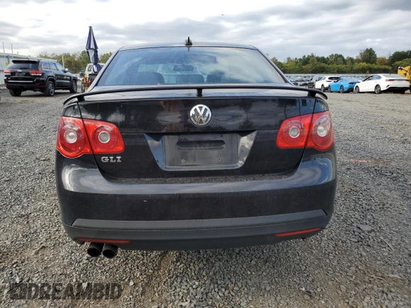 2006 Volkswagen Jetta Sedan GLI 2.0L Turbo with VIN 3VWXJ71K76M744413, listed as a Copart auction lot 72009804 with 82,715 mi miles and Salvage Title. Bid and sale history available at carsss.com. Image 6.