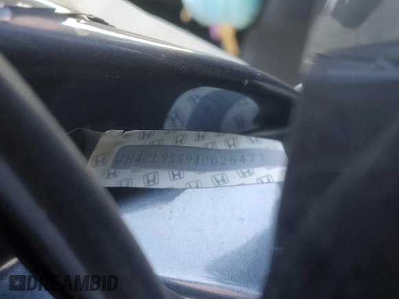 2004 Acura TSX w/Navigation с VIN JH4CL95994C026471, выставлен на аукционе Copart как лот 74110664 с пробегом Не указан миль и Списание • Salvage title. История ставок и продаж доступна на DreamBid. Изображение 12.