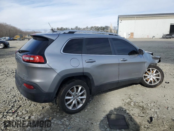 2014 Jeep Cherokee Limited with VIN 1C4PJLDS4EW172769, listed as a Copart auction lot 45952695 with 200,446 mi miles and Salvage Title. Bid and sale history available at DreamBid. Image 3.