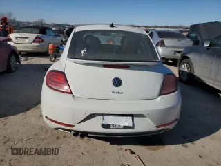 2018 Volkswagen Beetle SE with VIN 3VWJD7AT9JM728177, listed as a Copart auction lot 42438515 with 0 mi miles and Salvage Title. Bid and sale history available at carsss.com. Image 6.