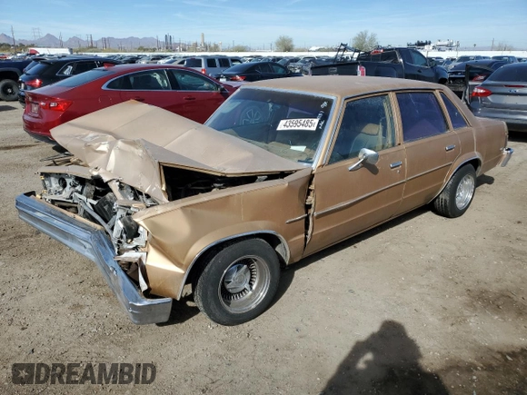 1980 Chevrolet Malibu с VIN 1T19KAR441758, выставлен на аукционе Copart как лот 43595485 с пробегом 81 387 миль миль и Списание • Salvage title. История ставок и продаж доступна на DreamBid. Изображение 1.