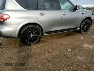 2016 Infiniti QX80 with VIN JN8AZ2NE6G9124049, listed as a Copart auction lot 50209445 with 142,449 mi miles and Salvage Title. Bid and sale history available at carsss.com. Image 15.