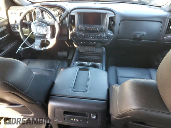 2015 GMC Sierra 1500 SLT with VIN 3GTU2VEJ3FG124648, listed as a Copart auction lot 85793574 with Not Provided miles and Salvage Title. Bid and sale history available at DreamBid. Image 8.