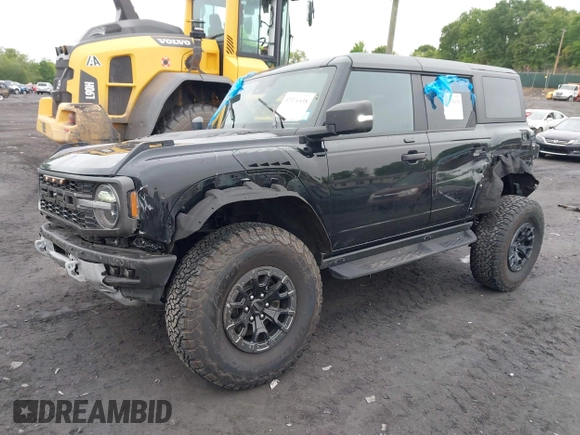 2023 Ford Bronco Raptor with VIN 1FMEE5JR9PLB23222, listed as a IAAI auction lot 42376438 with 7,447 mi miles and . Bid and sale history available at DreamBid. Image 17.