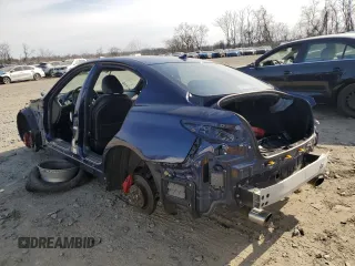 2021 Infiniti Q50 Red Sport 400 with VIN JN1FV7DR8MM880590, listed as a Copart auction lot 47741635 with 25,533 mi miles and Salvage Title. Bid and sale history available at carsss.com. Image 2.