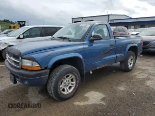 2004 Dodge Dakota z VIN 1D7GG36K54S594167, wystawiony jako Copart lot #58410005 z przebiegiem 141 742 mil mil oraz Czysty tytuł • Clean title. Historia ofert i sprzedaży dostępna na DreamBid. Obrazek 1.