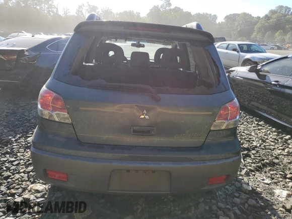 2003 Mitsubishi Outlander XLS with VIN JA4LZ41G63U042329, listed as a Copart auction lot 74248464 with 102,472 mi miles and Salvage Title. Bid and sale history available at carsss.com. Image 6.