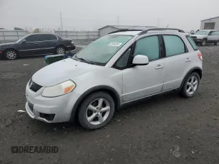 2008 Suzuki SX4 with VIN JS2YB413185110475, listed as a Copart auction lot 81915224 with 124,683 mi miles and Salvage Title. Bid and sale history available at carsss.com. Image 1.