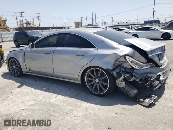 2014 Mercedes-Benz CLS-Class CLS 550 with VIN WDDLJ9BB5EA125371, listed as a Copart auction lot 58952884 with 145,938 mi miles and Salvage Title. Bid and sale history available at carsss.com. Image 2.