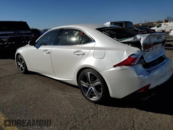 2020 Lexus IS 300 with VIN JTHD81F25L5041559, listed as a Copart auction lot 77375744 with 18,263 mi miles and Salvage title. Bid and sale history available at DreamBid. Image 2.