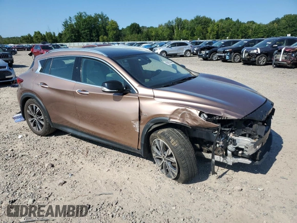 2017 Infiniti QX30 Luxury with VIN SJKCH5CR3HA017228, listed as a Copart auction lot 69993244 with 89,014 mi miles and Salvage Title. Bid and sale history available at carsss.com. Image 4.