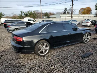 2018 Audi A8 L with VIN WAU44AFD3JN000839, listed as a Copart auction lot 81903394 with 133,696 mi miles and Salvage Title. Bid and sale history available at carsss.com. Image 3.