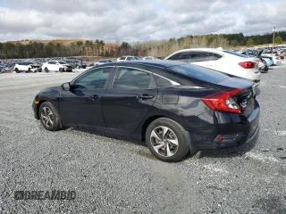 2020 Honda Civic Sedan LX with VIN 2HGFC2F69LH586028, listed as a Copart auction lot 44815125 with 64,451 mi miles and Salvage Title. Bid and sale history available at carsss.com. Image 2.