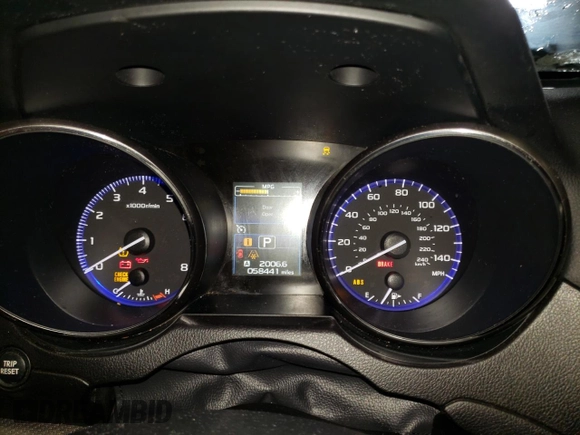 2016 Subaru Legacy 2.5i Premium with VIN 4S3BNBD68G3031364, listed as a Copart auction lot 36530113 with 58,441 mi miles. Bid and sale history available at carsss.com. Image 9.