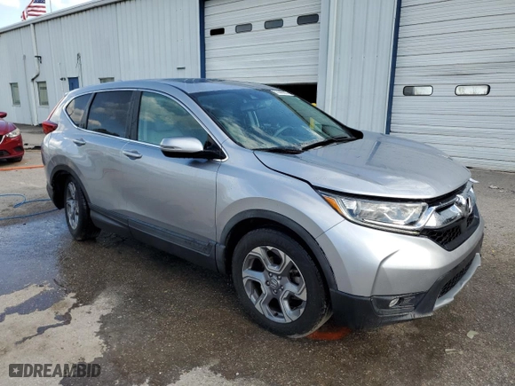 2018 Honda CR-V EX-L with VIN 7FARW1H8XJE006966, listed as a Copart auction lot 51445095 with 52,580 mi miles and Salvage Title. Bid and sale history available at carsss.com. Image 4.
