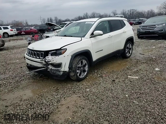 2018 Jeep Compass Limited with VIN 3C4NJDCB4JT440556, listed as a Copart auction lot 46345255 with Not Provided miles and Salvage Title. Bid and sale history available at DreamBid. Image 12.