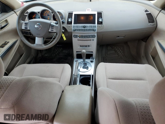 2006 Nissan Maxima SL with VIN 1N4BA41E26C844769, listed as a Copart auction lot 52029575 with 185,689 mi miles and Salvage title. Bid and sale history available at DreamBid. Image 8.
