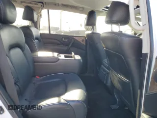 2021 Infiniti QX80 LUXE with VIN JN8AZ2AE0M9268598, listed as a Copart auction lot 41516185 with 58,028 mi miles and Salvage Title. Bid and sale history available at carsss.com. Image 11.