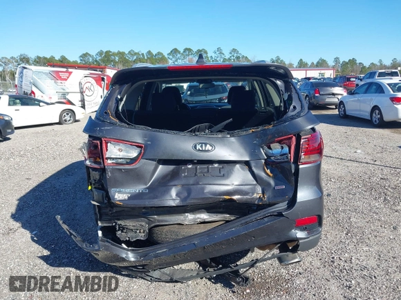 2019 Kia Sorento LX with VIN 5XYPGDA3XKG436510, listed as a IAAI auction lot 41010237 with 123,368 mi miles and . Bid and sale history available at carsss.com. Image 16.