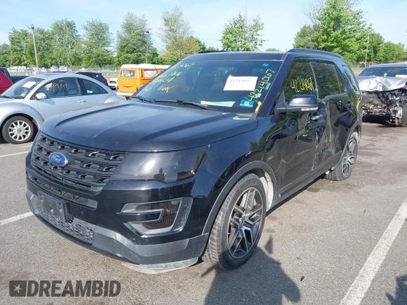 2016 Ford Explorer Sport with VIN 1FM5K8GT0GGB91253, listed as a IAAI auction lot 42214067 with 116,525 mi miles and . Bid and sale history available at DreamBid. Image 2.