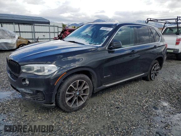 2014 BMW X5 sDrive35i with VIN 5UXKR2C50E0C01813, listed as a Copart auction lot 48896815 with 291,498 mi miles and Salvage Title. Bid and sale history available at carsss.com. Image 1.