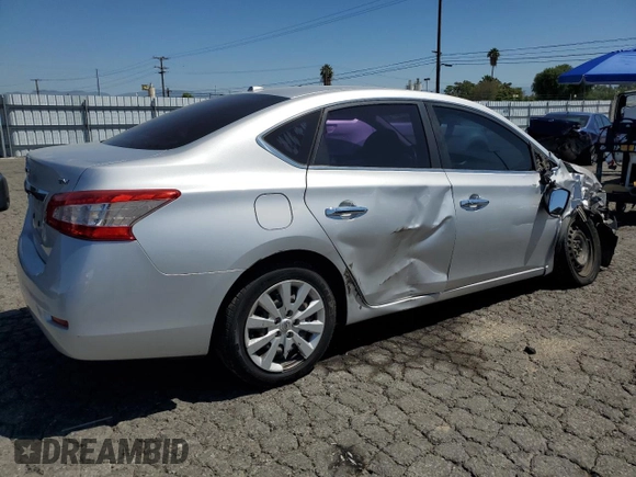2015 Nissan Sentra SV with VIN 3N1AB7AP6FL678964, listed as a Copart auction lot 54917385 with 105,083 mi miles and Salvage Title. Bid and sale history available at DreamBid. Image 3.