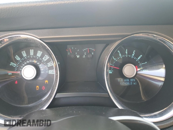 2011 Ford Mustang V6 with VIN 1ZVBP8AM9B5105689, listed as a Copart auction lot 53954605 with 137,438 mi miles and Salvage Title. Bid and sale history available at carsss.com. Image 9.