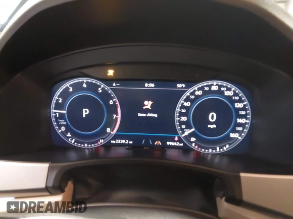 2018 Volkswagen Atlas SEL Premium with VIN 1V2NR2CA5JC597639, listed as a IAAI auction lot 41867470 with 99,642 mi miles and . Bid and sale history available at DreamBid. Image 7.