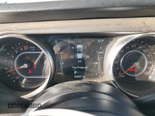 2021 Jeep Gladiator Sport S с VIN 1C6HJTAG3ML508147, выставлен на аукционе Copart как лот 48137855 с пробегом 43 407 миль миль и Списание • Salvage title. История ставок и продаж доступна на DreamBid. Изображение 9.