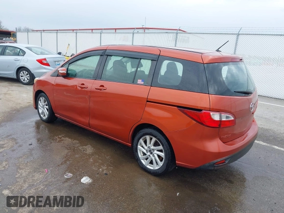 2014 Mazda Mazda5 Sport with VIN JM1CW2BLXE0163261, listed as a IAAI auction lot 41968929 with 149,215 mi miles. Bid and sale history available at carsss.com. Image 3.