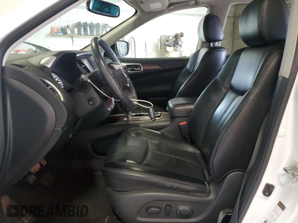 2017 Nissan Pathfinder Platinum with VIN 5N1DR2MM8HC910274, listed as a Copart auction lot 61446335 with 109,094 mi miles and Clean title. Bid and sale history available at DreamBid. Image 7.