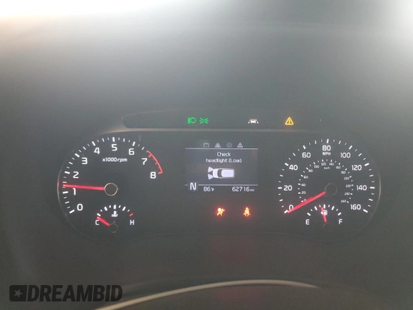 2021 Kia Soul S with VIN KNDJ23AU6M7795781, listed as a Copart auction lot 54271365 with 62,716 mi miles and Salvage Title. Bid and sale history available at DreamBid. Image 9.