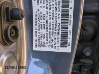 2015 Honda Civic Sedan LX with VIN 2HGFB2F58FH520309, listed as a Copart auction lot 51948955 with 139,775 mi miles and Salvage Title. Bid and sale history available at carsss.com. Image 12.