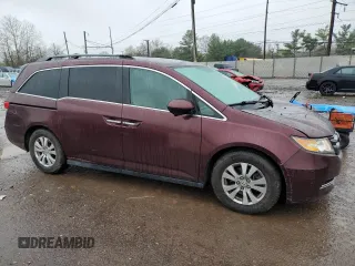2015 Honda Odyssey EX with VIN 5FNRL5H40FB068845, listed as a Copart auction lot 52251975 with 100,565 mi miles and Salvage Title. Bid and sale history available at DreamBid. Image 4.