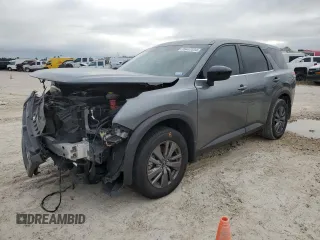 2024 Nissan Pathfinder S z VIN 5N1DR3AC3RC223948, wystawiony jako Copart lot #70457334 z przebiegiem 20 264 mil mil oraz Szkoda całkowita • Salvage title. Historia ofert i sprzedaży dostępna na DreamBid. Obrazek 1.
