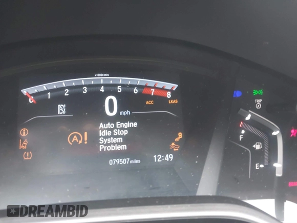 2020 Honda CR-V EX-L with VIN 5J6RW1H8XLA020268, listed as a IAAI auction lot 42110740 with 79,507 mi miles and . Bid and sale history available at DreamBid. Image 7.
