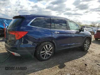 2017 Honda Pilot Touring with VIN 5FNYF6H94HB048329, listed as a Copart auction lot 53202735 with 140,453 mi miles and Salvage Title. Bid and sale history available at carsss.com. Image 3.
