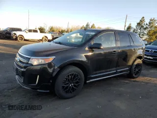 2012 Ford Edge Sport with VIN 2FMDK4AK4CBA92005, listed as a Copart auction lot 86296614 with 164,260 mi miles and Salvage Title. Bid and sale history available at carsss.com. Image 1.