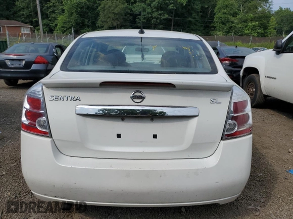 2012 Nissan Sentra SR with VIN 3N1AB6AP5CL719364, listed as a Copart auction lot 60800295 with Not provided miles and Salvage title. Bid and sale history available at DreamBid. Image 6.