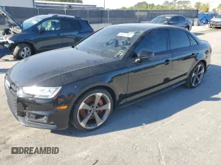 2018 Audi S4 Prestige with VIN WAUC4AF46JA058074, listed as a Copart auction lot 50227965 with 0 mi miles and Clean Title. Bid and sale history available at carsss.com. Image 1.