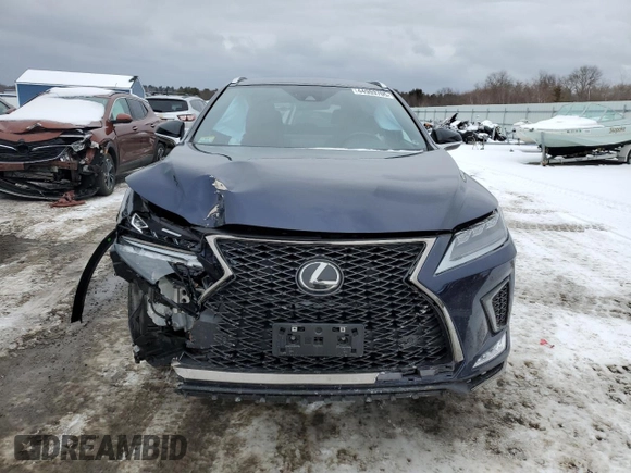 2022 Lexus RX 350 F Sport with VIN 2T2YZMDA5NC355905, listed as a Copart auction lot 44953705 with 25,938 mi miles and Salvage title. Bid and sale history available at DreamBid. Image 5.