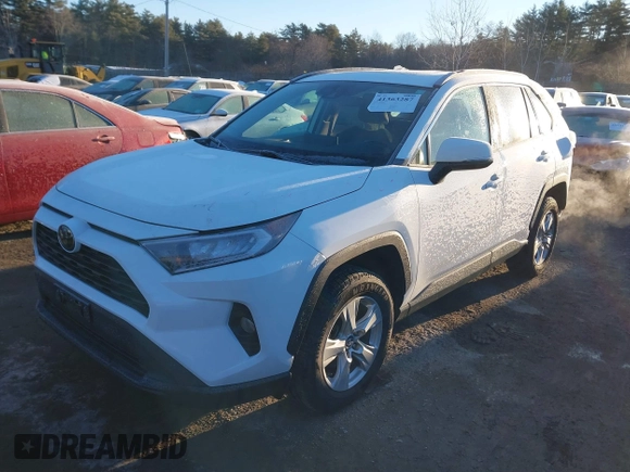 2021 Toyota RAV4 XLE with VIN 2T3P1RFV0MC145867, listed as a IAAI auction lot 41363287 with 45,301 mi miles and . Bid and sale history available at DreamBid. Image 2.