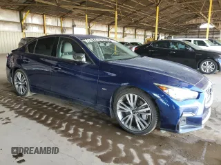 2018 Infiniti Q50 Luxe с VIN JN1EV7AP9JM360344, выставлен на аукционе Copart как лот 59002115 с пробегом 70 250 миль миль и Списание • Salvage title. История ставок и продаж доступна на DreamBid. Изображение 4.