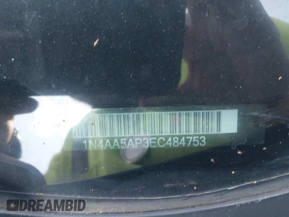 2014 Nissan Maxima S with VIN 1N4AA5AP3EC484753, listed as a IAAI auction lot 42073032 with Not Provided miles and . Bid and sale history available at DreamBid. Image 9.