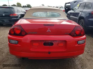 2001 Mitsubishi Eclipse GS with VIN 4A3AE45G51E048811, listed as a Copart auction lot 68711494 with 147,265 mi miles and Salvage Title. Bid and sale history available at carsss.com. Image 6.