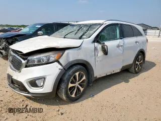 2018 Kia Sorento EX with VIN 5XYPH4A10JG387036, listed as a Copart auction lot 58072235 with Not provided miles and Salvage title. Bid and sale history available at DreamBid. Image 1.