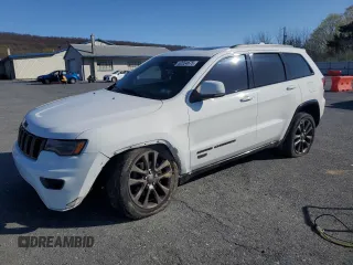 2016 Jeep Grand Cherokee Limited 75th Anniversary with VIN 1C4RJFBG3GC350068, listed as a Copart auction lot 52554675 with 109,985 mi miles and Salvage Title. Bid and sale history available at DreamBid. Image 1.