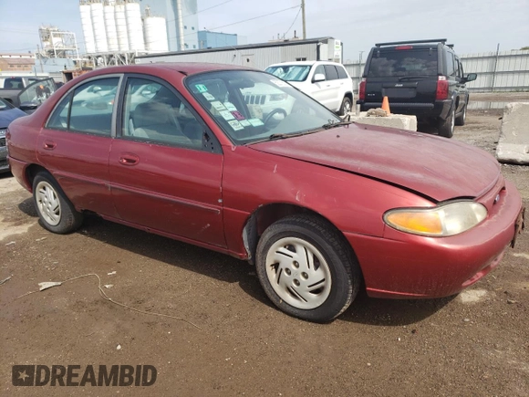 1997 Ford Escort LX with VIN 1FALP13P1VW289066, listed as a Copart auction lot 40841824 with 48,180 mi miles and Non Repairable. Bid and sale history available at DreamBid. Image 4.